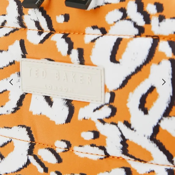 Ted Baker Leopard Print Puffer Backpack - Picture 6 of 10